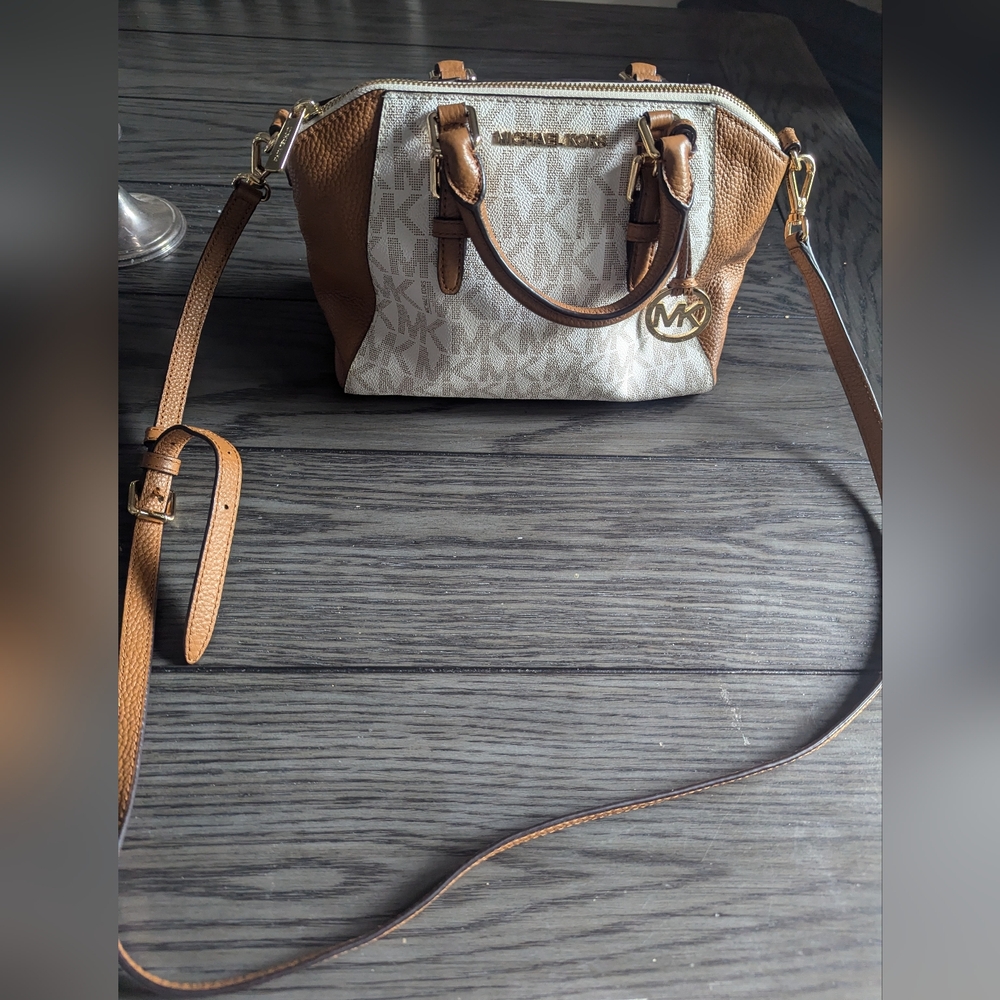 Michael Kors Boren and Cream Bag